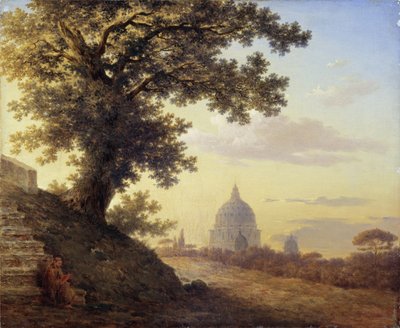 De Eik van Torquato Tasso in Rome, 1848 door Maxim Nikiphorovich Vorobyev