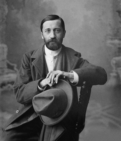 Portret van Dmitry Merezhkovsky door Maxim Petrovich Dmitriev