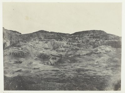 Gournah, Necropolis van Thebe, Thebe, 1849-51, gedrukt 1852 door Maxime Du Camp