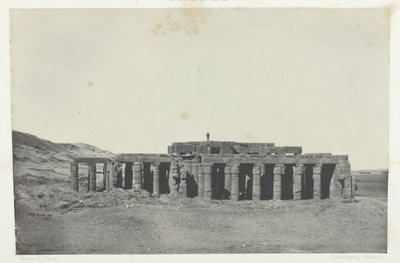 Gournah, Tombe van Osymandias, Thebe door Maxime Du Camp