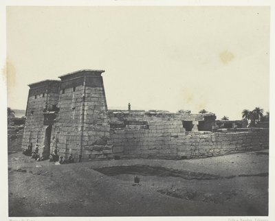 Karnak, Tempel van Khons; Thebe door Maxime Du Camp