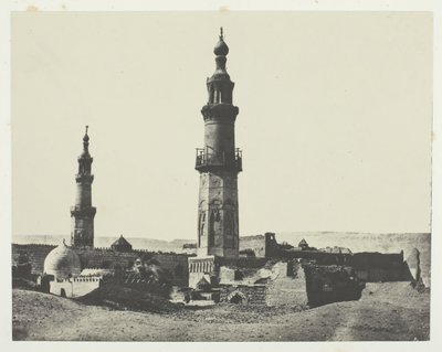 Moskee van Aly-Bey, Girgeh, Boven-Egypte, 1849-51, gedrukt 1852 door Maxime Du Camp