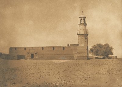 Moskee van Haou Diospolis parva, 1849-50 door Maxime Du Camp