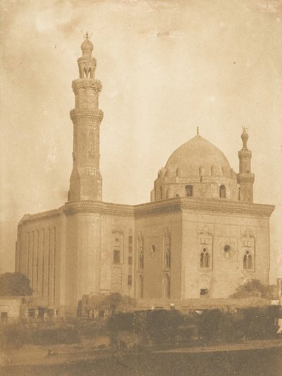 Moskee van Sultan Haçan, Place de Roumelich, in Caïro, 13 december 1849 door Maxime Du Camp