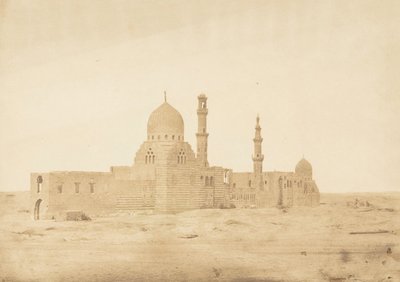 Moskee en Tombe van de Ajjoebiden, in Caïro, december 1849-januari 1850 door Maxime Du Camp