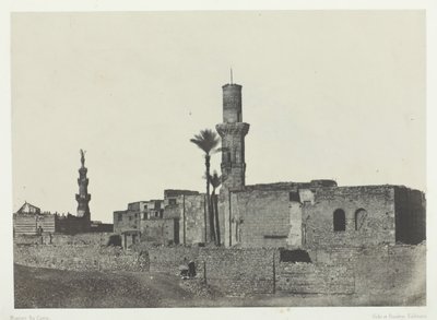 Moskee bij Bab-el-Saïda, Caïro, 1849-51, gedrukt 1852 door Maxime Du Camp
