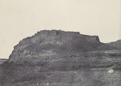 Nubië. Fort Ibrym Oud Premmis. Uitzicht naar het zuiden, 1850 door Maxime Du Camp