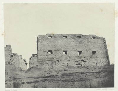 Palais de Karnak, Grands Pylones du Sud-Ouest, Thebe door Maxime Du Camp