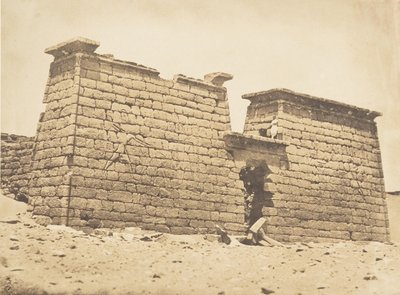 Pylonen van de tempel van Sebona door Maxime Du Camp
