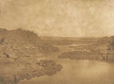 Sortie de la première Cataracte côté S.E., 1849-50 door Maxime Du Camp