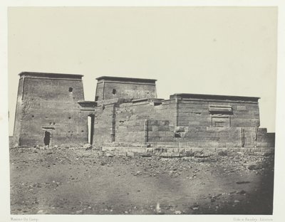 Tempel De Dakkeh Ancienne Pselcis, Nubië door Maxime Du Camp