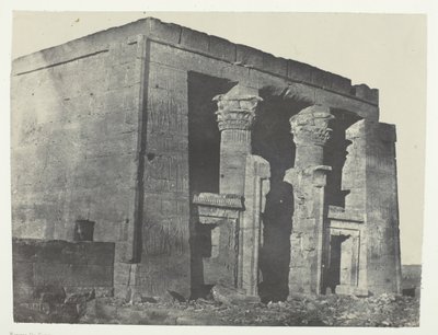 Tempel De Dakkeh, Naos, Nubië, 1849-1851, gedrukt 1852 door Maxime Du Camp