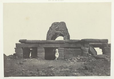Tempel van Amada, Nubië, 1849-51, gedrukt 1852 door Maxime Du Camp