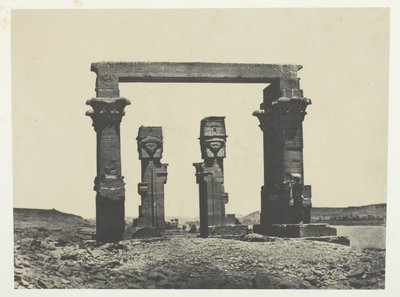 Tempel van Kardassy, Nubië, 184951, gedrukt 1852 door Maxime Du Camp