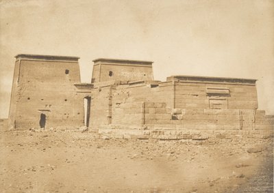 Algemeen uitzicht op de Tempel van Dakkeh Pselcis, genomen vanuit het noorden door Maxime Du Camp