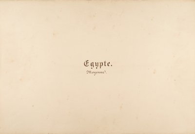 Egypte, Nubië, Syrië: Landschappen en Monumenten, 1849-50 door Maxime Du Camp