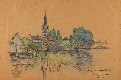 Landschap door Maxime Emile Louis Maufra