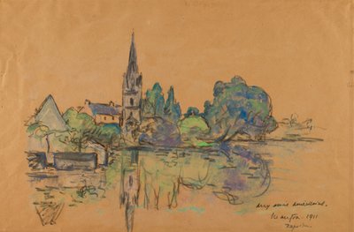 Landschap, 1911 door Maxime Emile Louis Maufra