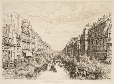 Boulevard Montmartre, Parijs door Maxime Lalanne