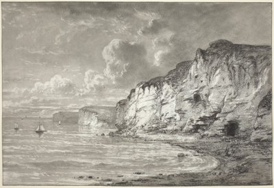 Kliffen langs de Normandische Kust door Maxime Lalanne
