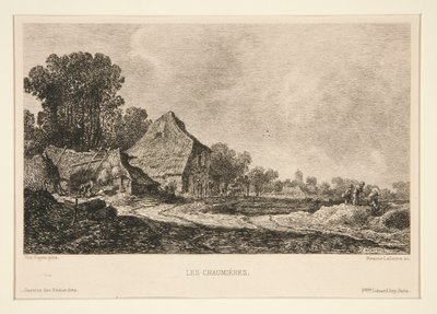 Les chaumières (De Huisjes) door Maxime Lalanne