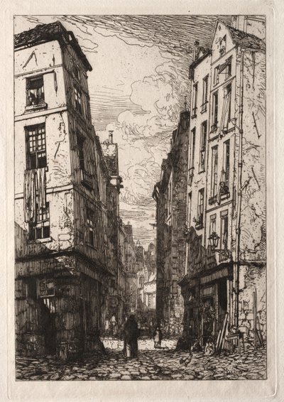 Rue des Marmousets door Maxime Lalanne