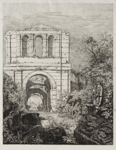 Ruïnes van het Palais Gallien in Bordeaux door Maxime Lalanne