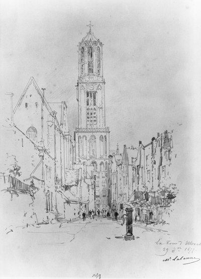 De toren van Utrecht door Maxime Lalanne