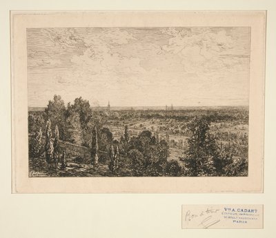 Vue de Paris door Maxime Lalanne