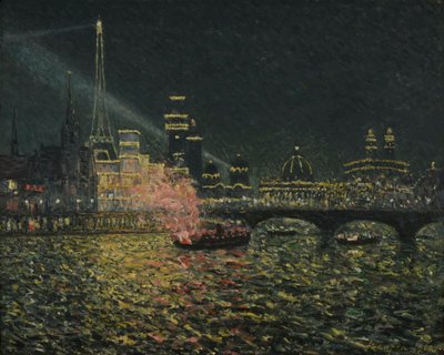 Féerie nocturne: Exposition universelle 1900, 1900 door Maxime Maufra