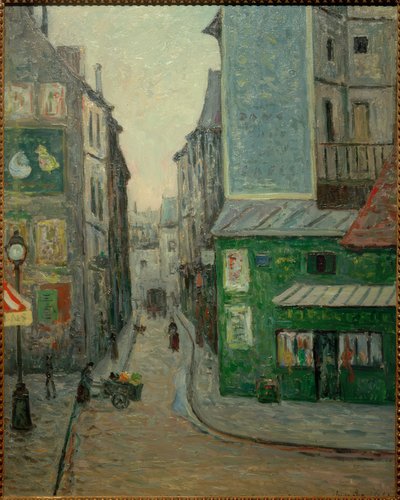 Plein St. André des Arts, Rue Suger, Parijs door Maxime Emile Louis Maufra