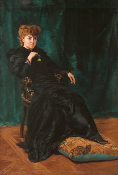 Minnie Maddern Fiske, 1893 door Maximilien Colin