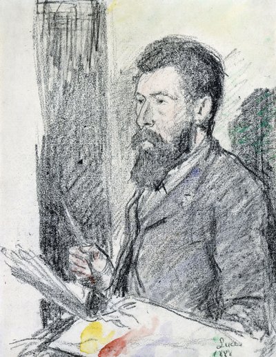 Portret van Georges Seurat door Maximilien Luce