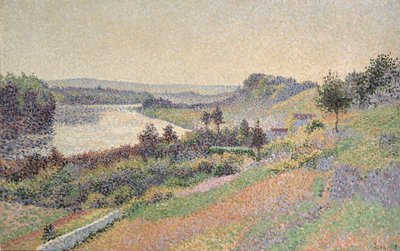 De Seine bij Herblay, 1890 door Maximilien Luce