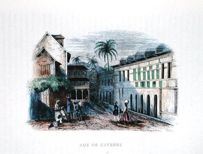 Rue de Cayenne, Frans Guyana, illustratie uit 