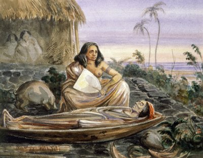 Nachtwake in Oceanië door Maximilien Radiguet