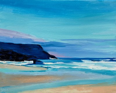 Rustige avond aan de kust door Maxine Shore