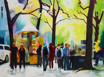 Levendige stadswandeling door Maxine Shore