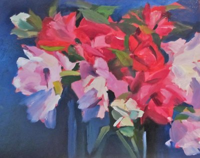 Levendig bloemenboeket door Maxine Shore
