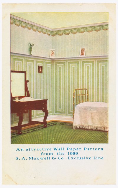 Ansichtkaart, Handelskaart Advertentie door Maxwell and Co. S.A.