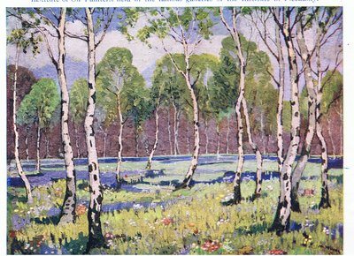 Lente bos door May Wilson Preston