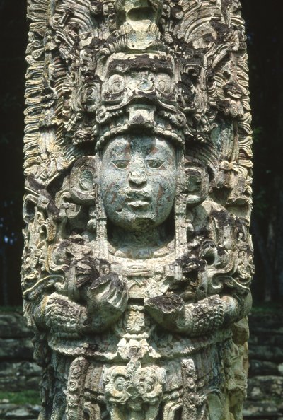 Copan Stela H door Mayan