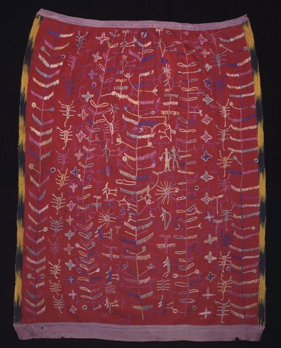 Cofradia textiel, mogelijk een schort voor een Christusfiguur, ca. 1920-1940 door Mayan Mayan