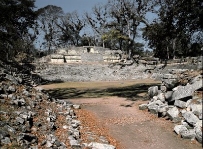 Oostelijke Akropolis Tempel 22, 4e-10e eeuw door Mayan Mayan
