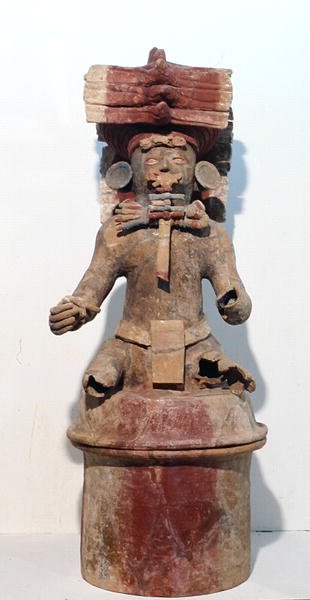 Wierookbrander, uit Copan, Honduras, Midden-Amerika, Late Klassieke Periode (600-900 n.Chr.) door Mayan Mayan