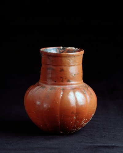 Precolumbiaanse kunst, Mayacultuur, postklassieke periode: kleikruik. Uit Los Cerritos, Chicaj, Quiche, Guatemala door Mayan Mayan