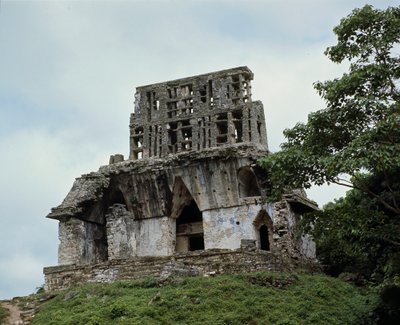 Tempel van het Kruisblad door Mayan Mayan