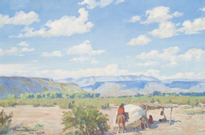 Apache Land door Maynard Dixon