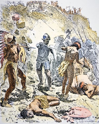 De Pueblo Indiaanse Opstand van 1680 door Maynard Dixon