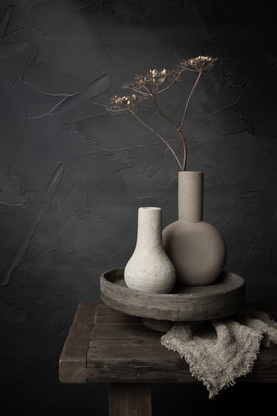 Stilleven met gedroogde bloemen door Mayra Pama